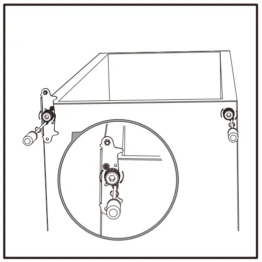 TCL P454TMB 415L Top Mount Fridge - Bracket Fitting