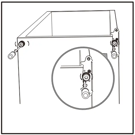 TCL P454TMB 415L Top Mount Fridge - Head Screwdriver