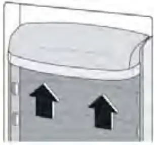 TCL P454TMB 415L Top Mount Fridge - Position The Door Shelves