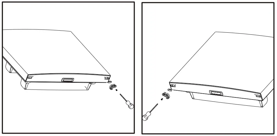 TCL P454TMB 415L Top Mount Fridge - Unscrew The Upper Door