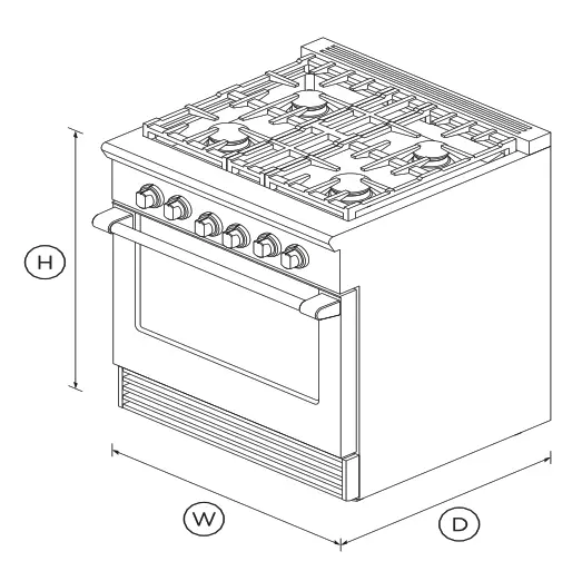 FISHER PAYKEL RDV2304NN Dual Fuel Range - parts