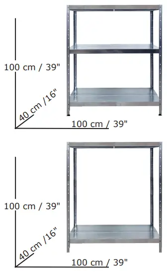 COSTWAY-JZ10105-Metal-Storage-Shelf-fig 2