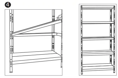 COSTWAY-JZ10105-Metal-Storage-Shelf-fig 5