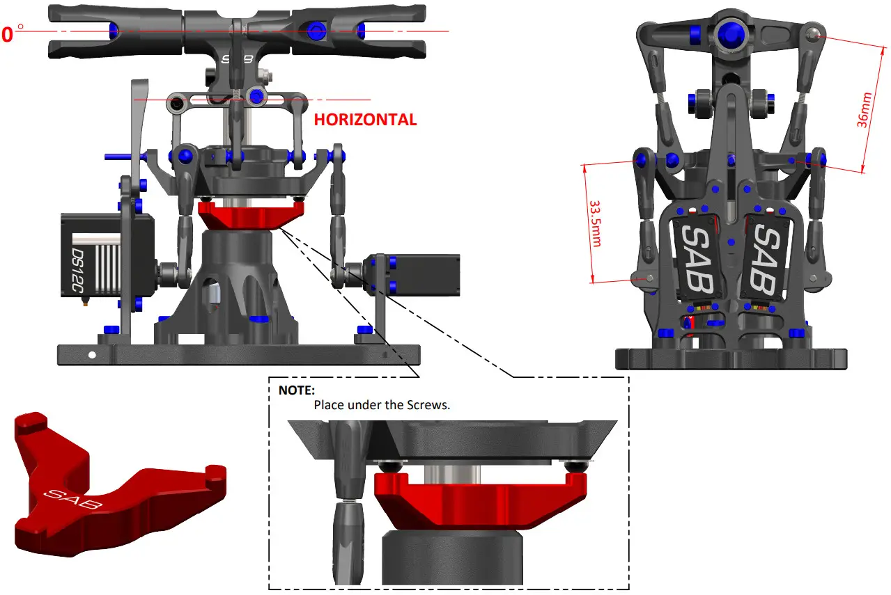 Goblin Helicopters H1686 S Raw 420 Swashplate Leveler