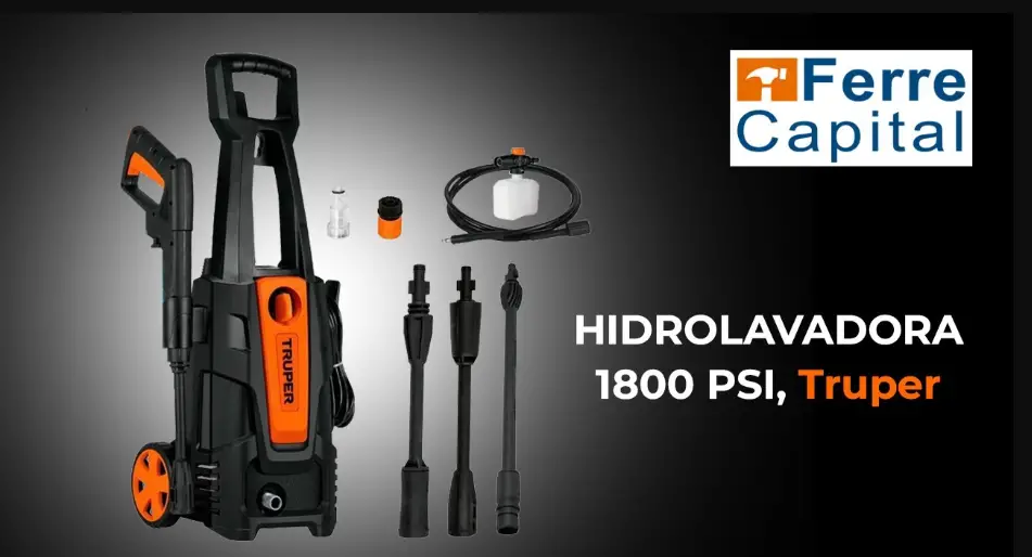 Truper Hila-1800 Electric Pressure Washer Instructions
