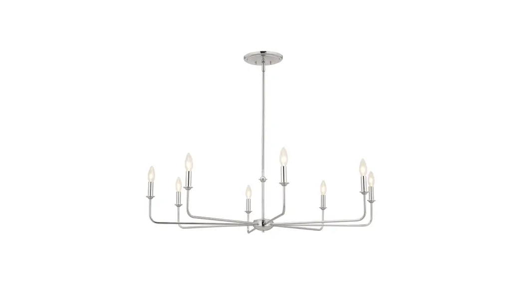 Kichler 52517pn Pallas 8 Light Polished Nickel Traditional Dining Room Chandelier Instruction Manual Kichler 52517pn Pallas 8 Light Polished Nickel Traditional Dining Room Chandelier Instruction Manual