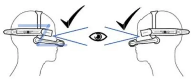 realwear Navigator 500 Ultimate Hands-Free Wearable for Industrial Workers - Setting up the Display