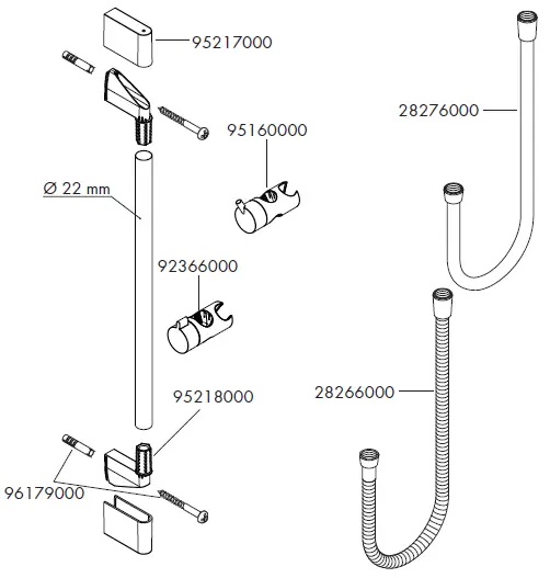 hansgrohe-26553400-Wall-Bar-Sets-Crometta-Shower-Set-fig-2