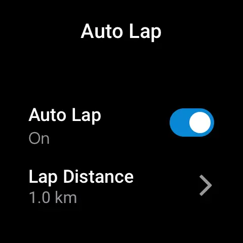 Auto lap