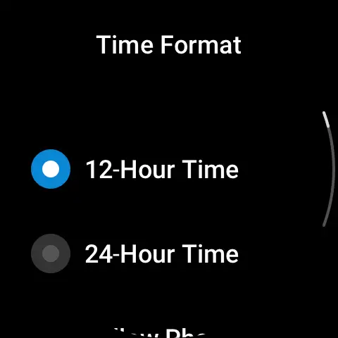 Time format