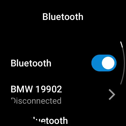 Bluetooth settings