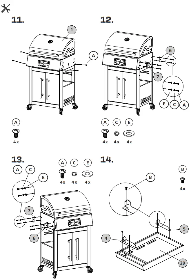 LANDMANN EG II 590 Electric Grill Wagon - Figure 4