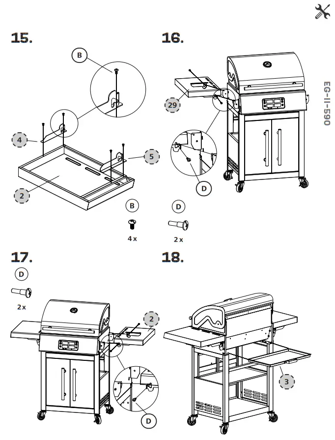 LANDMANN EG II 590 Electric Grill Wagon - Figure 5