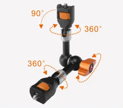 E-IMAGE EI-A76 7 Inch Micro Arm with Anti-Rotation - Feature 2