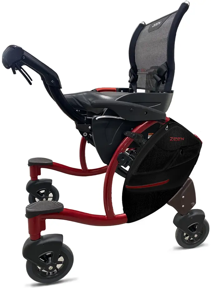 zeen Lightweight Folding Elevating Walker and Wheelchair