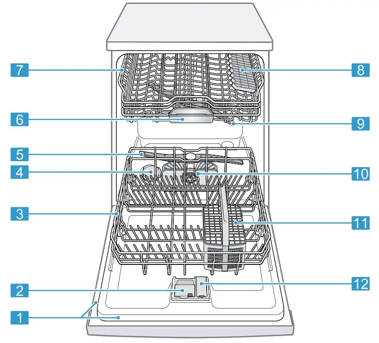 BOSCH SMV2ITX18E Series 2 Built In Dishwasher - Appliance 1
