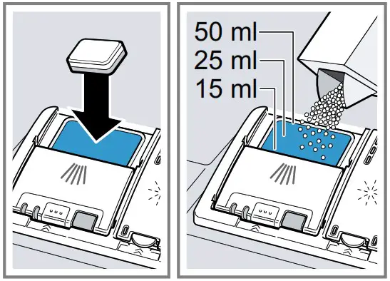 BOSCH SMV2ITX18E Series 2 Built In Dishwasher - Detergent 1