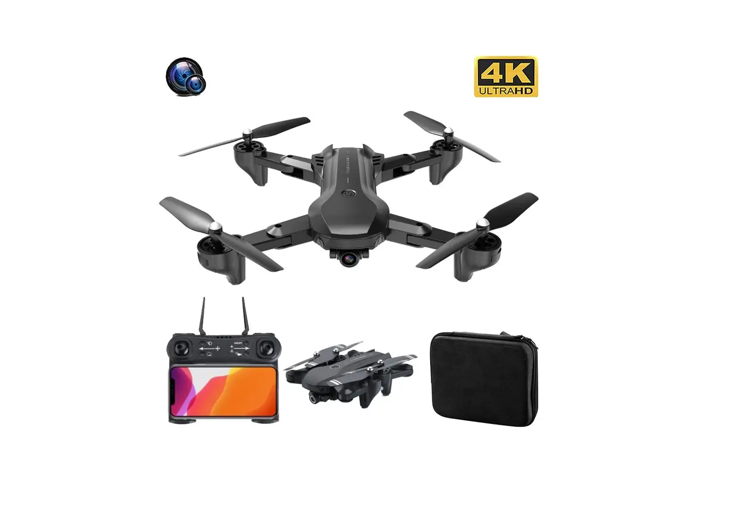 Gadnic Drgad009 Dual Camera Drone Full Hd 4k Optical Flow Positioning User Manual