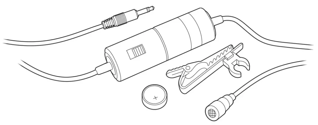 audio-technica ATR3350 Omnidirectional Condenser Lavalier Microphone