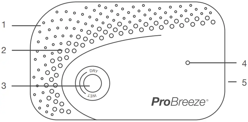 ProBreeze PB 04 Rechargeable Mini Dehumidifier - FEATURES