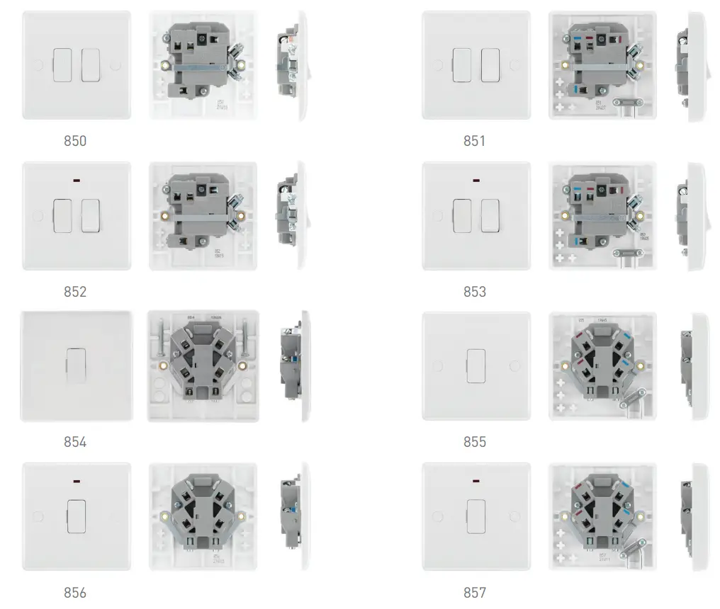 BG ELECTRICAL 850 Fused Connection Units -
