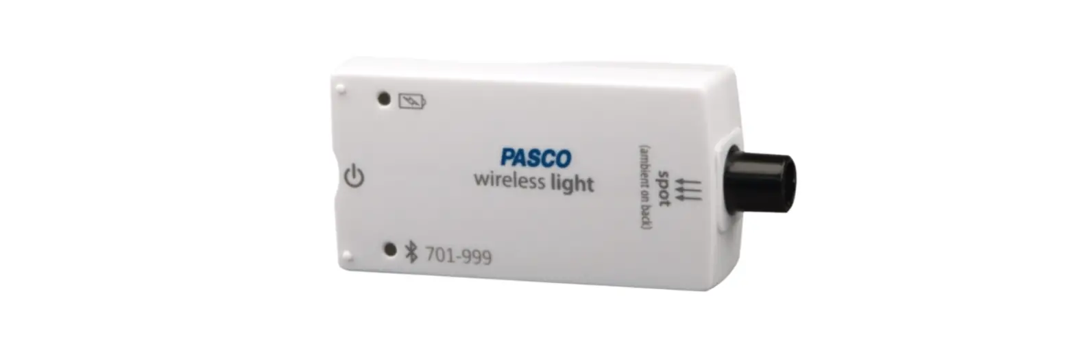 Pasco Ps-3248 Wireless Light And Color Sensor User Guide