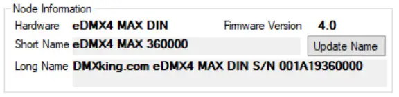 DMXking eDMX4 MAX ISODIN22 4 Port ArtNet or sACN Via Ethernet to DMX 512 Converter - fig 13