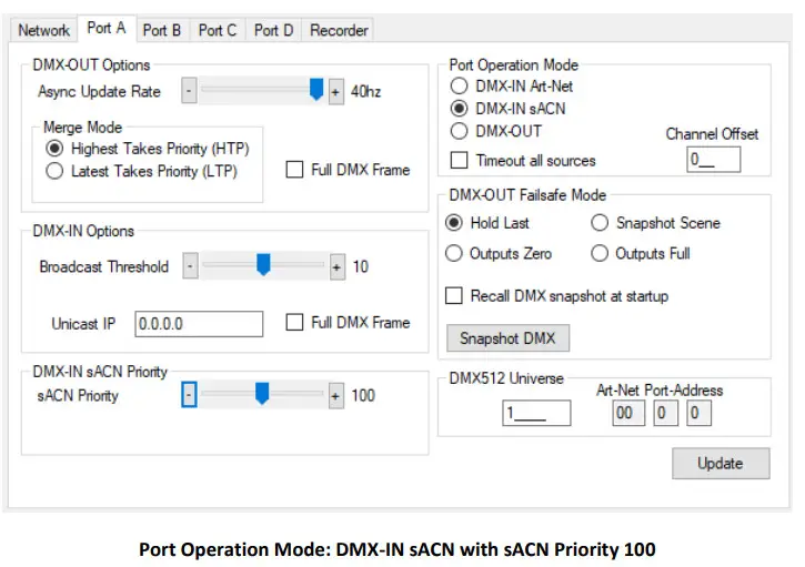DMXking eDMX4 MAX ISODIN22 4 Port ArtNet or sACN Via Ethernet to DMX 512 Converter - fig 7