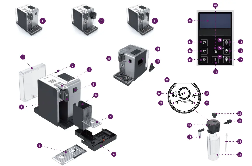 Nespresso Lattissima Pro Espresso Machine fig-1