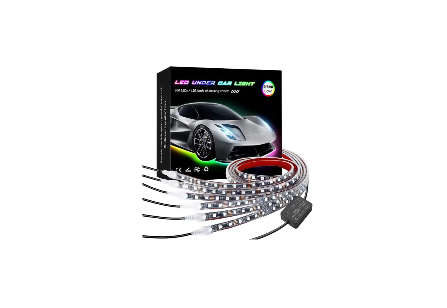 Korjo ‎ca-fba-hg0499-w Car Underglow Lights User Manual