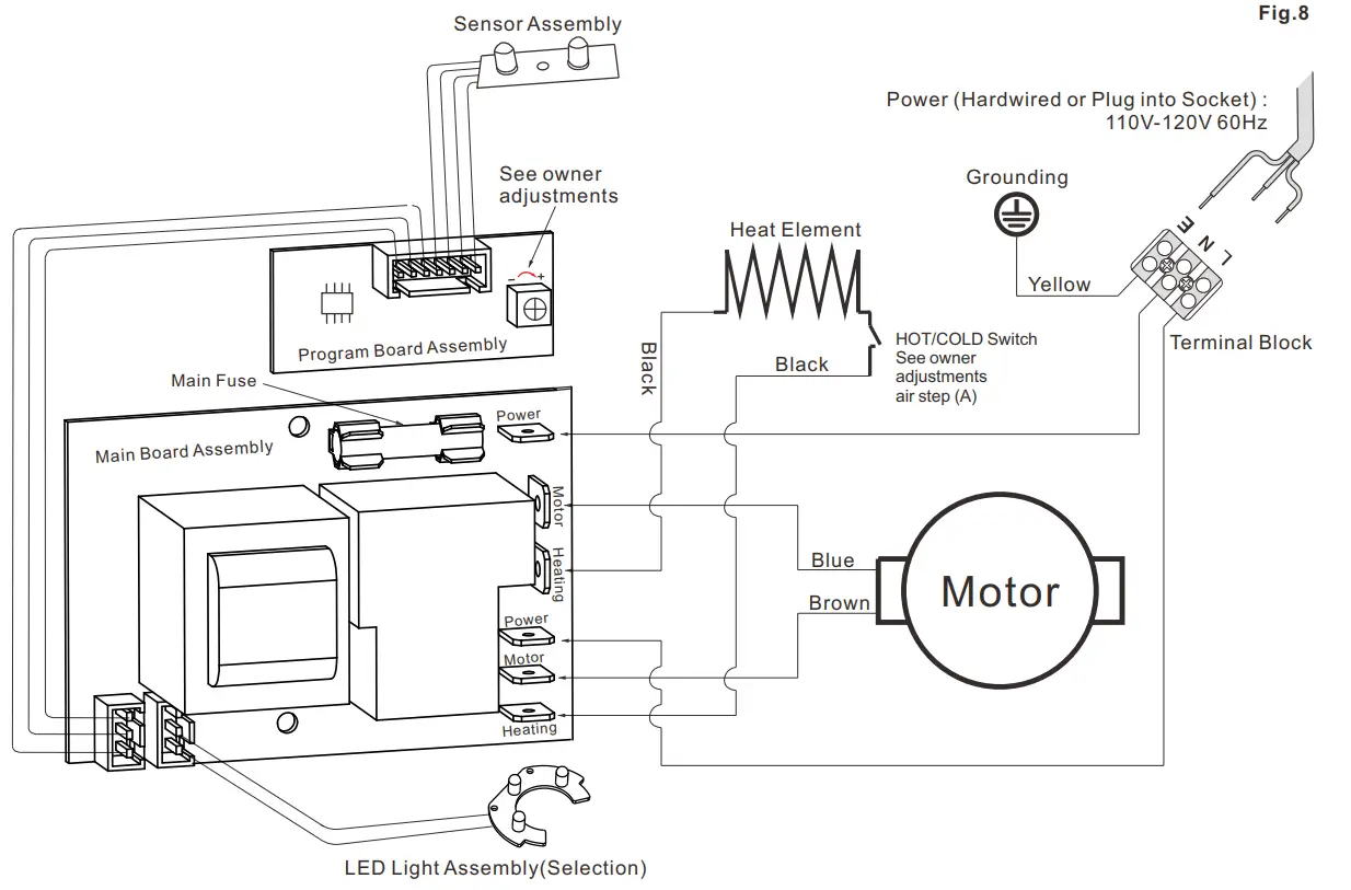 ASi 0192-1-93 TURBO Swift ADA Compliant Hand Dryer - CIRCUIT