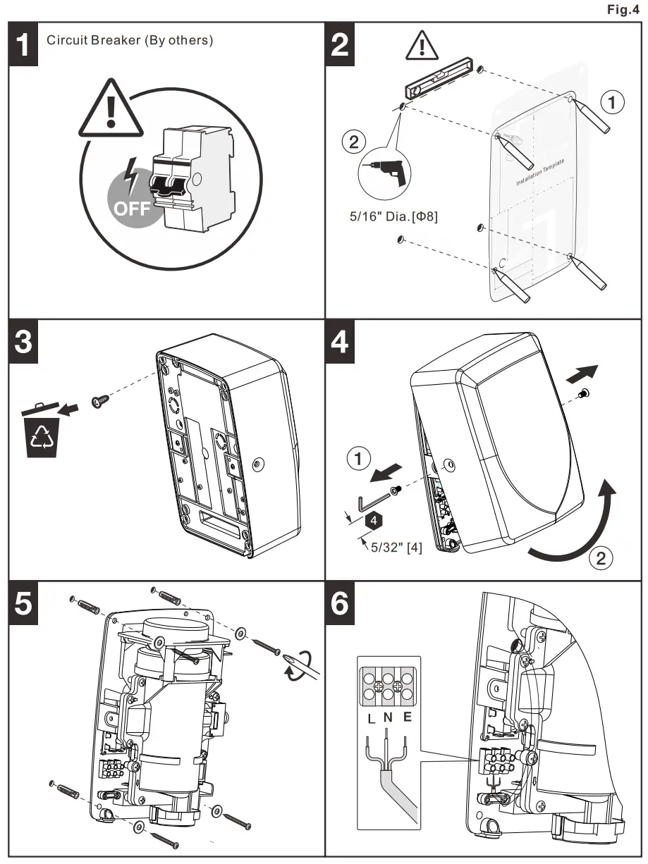 ASi 0192-1-93 TURBO Swift ADA Compliant Hand Dryer - INSTALLATION 2