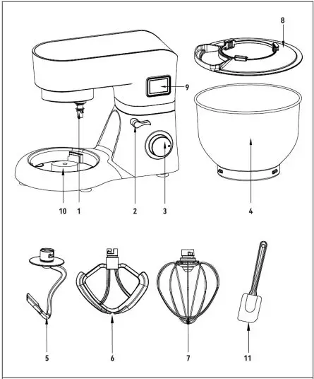 VEVOR-SM-1503HL-Stand-Mixer-FIG-1