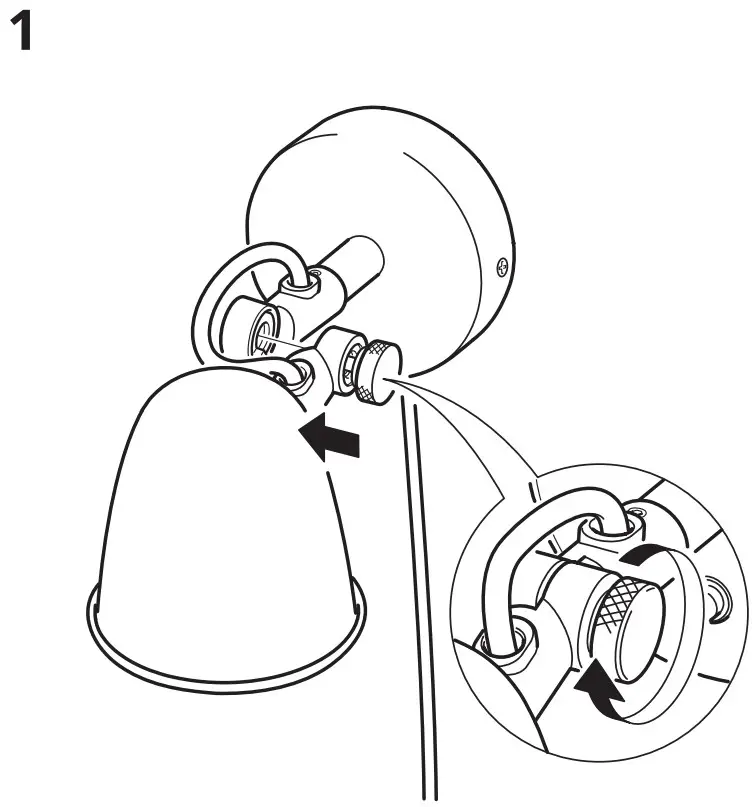 IKEA AA21630726 SKURUP Wall Lamp - fig
