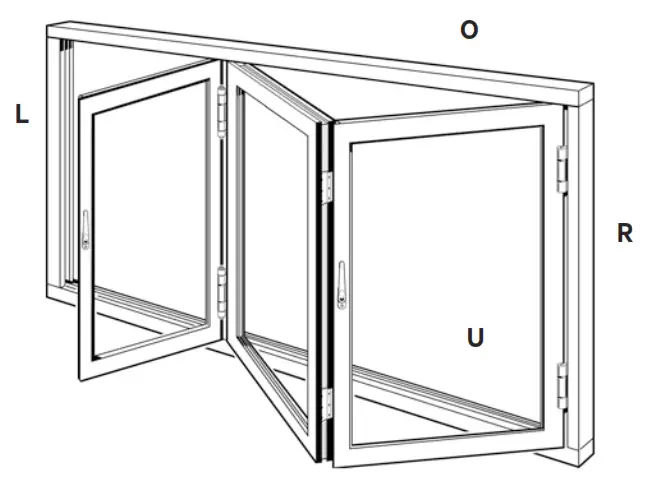 NanaWall WD66 Standard Wood Framed Folding System - EXAMPLE