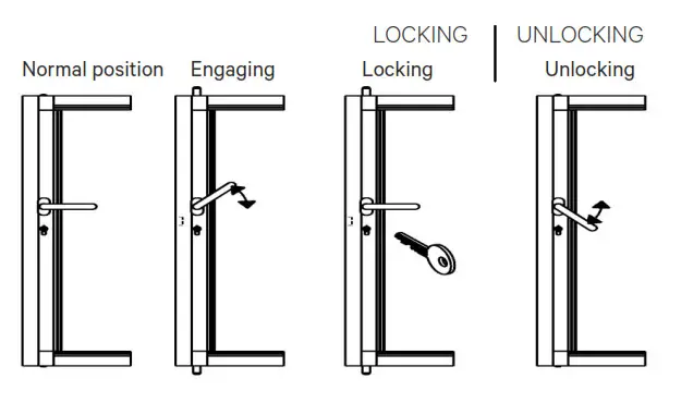 NanaWall WD66 Standard Wood Framed Folding System - LOCKING