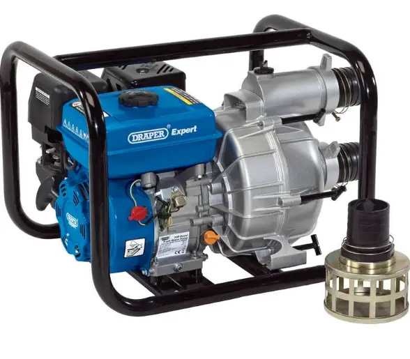Draper-Tools-16128-Petrol-Trash-Water-Pump