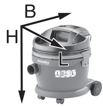 metabo AS 20 L Wet and Dry Vacuum Cleaner - figure 2