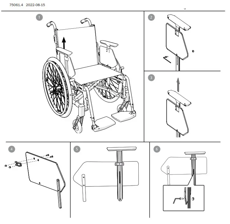 etac Cross 6 Thigh Support Wheelchairs - fig
