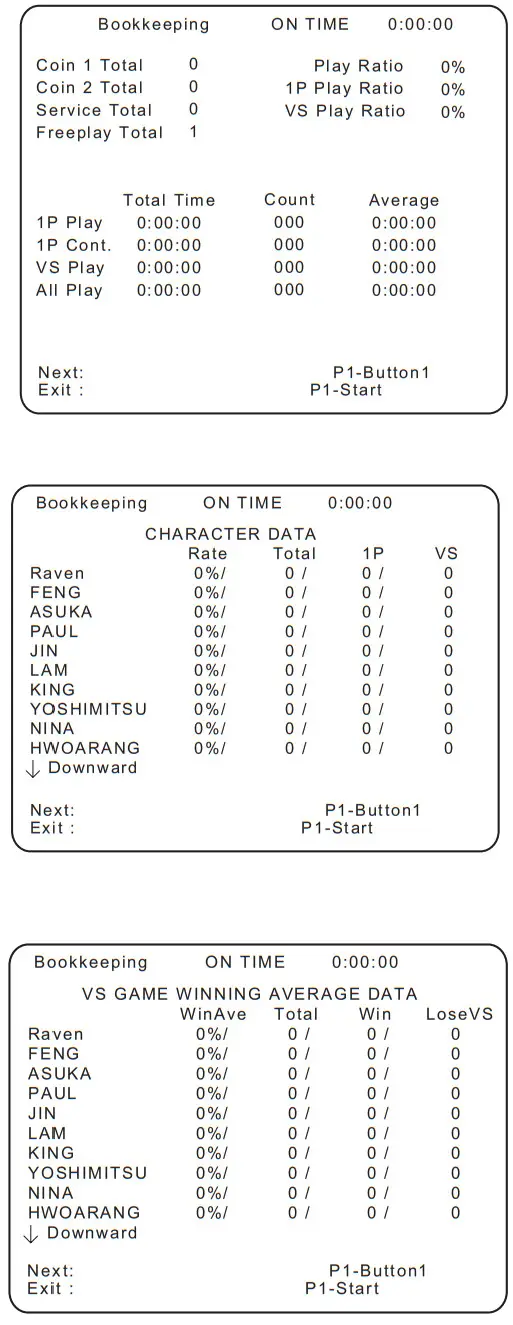 namco Tekken 5 Game PCB Kit - Game Options5