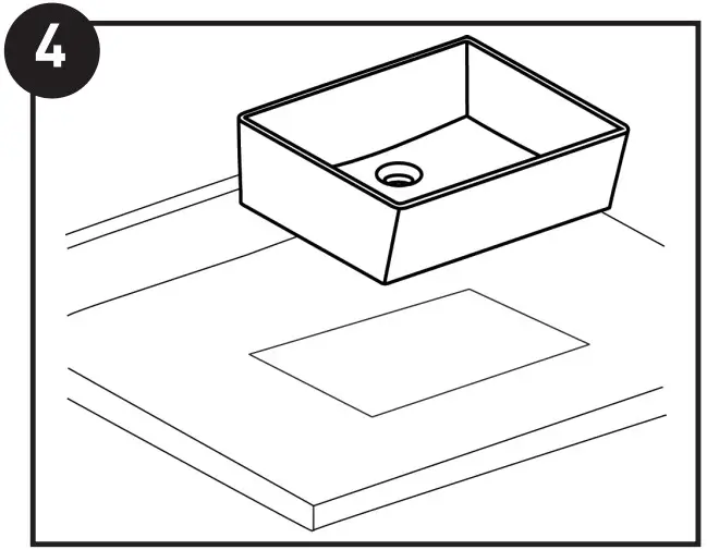 MOEN BGCW10RV1618 Vessel Sink Bathroom Vanity Furniture and Cabints - Installation 4
