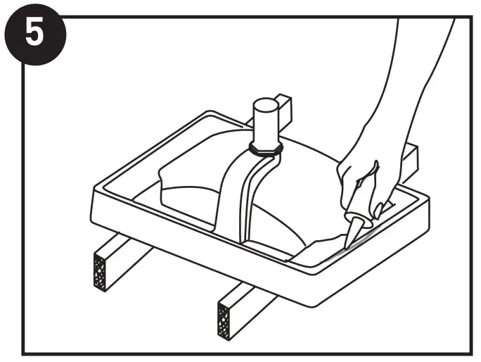 MOEN BGCW10RV1618 Vessel Sink Bathroom Vanity Furniture and Cabints - Installation 5
