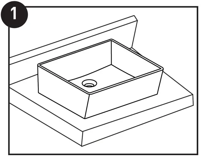 MOEN BGCW10RV1618 Vessel Sink Bathroom Vanity Furniture and Cabints - Installation