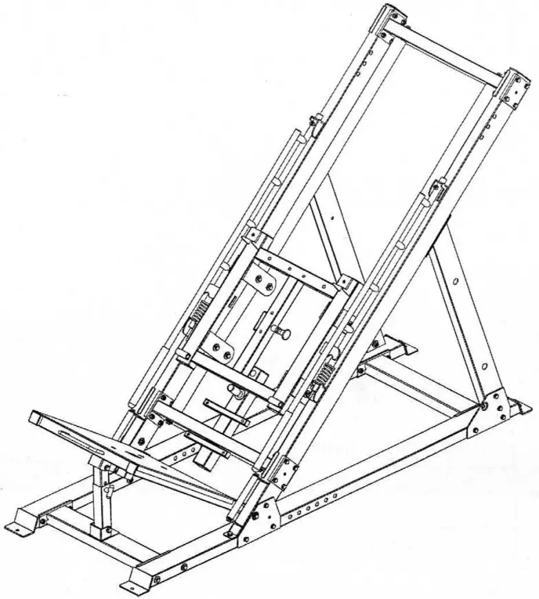 FORCE F MLPHS V2 Monster Ultimate Leg Press Hack Squat Combo - ASSEMBLY DRAWING 16