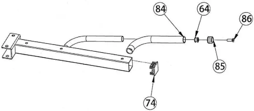 FORCE F MLPHS V2 Monster Ultimate Leg Press Hack Squat Combo - ASSEMBLY DRAWING 23