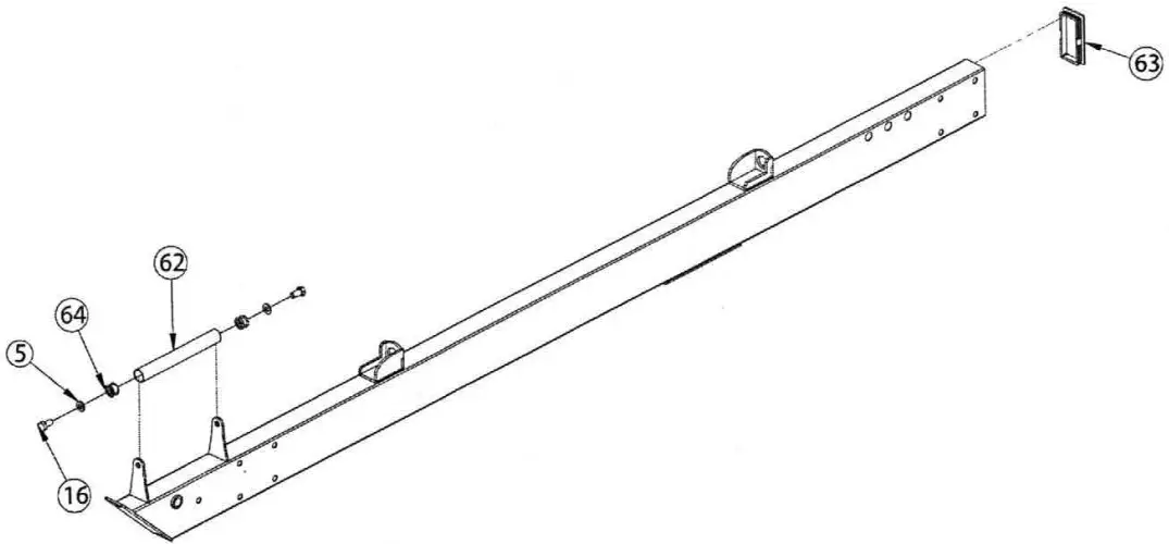 FORCE F MLPHS V2 Monster Ultimate Leg Press Hack Squat Combo - ASSEMBLY DRAWING 3