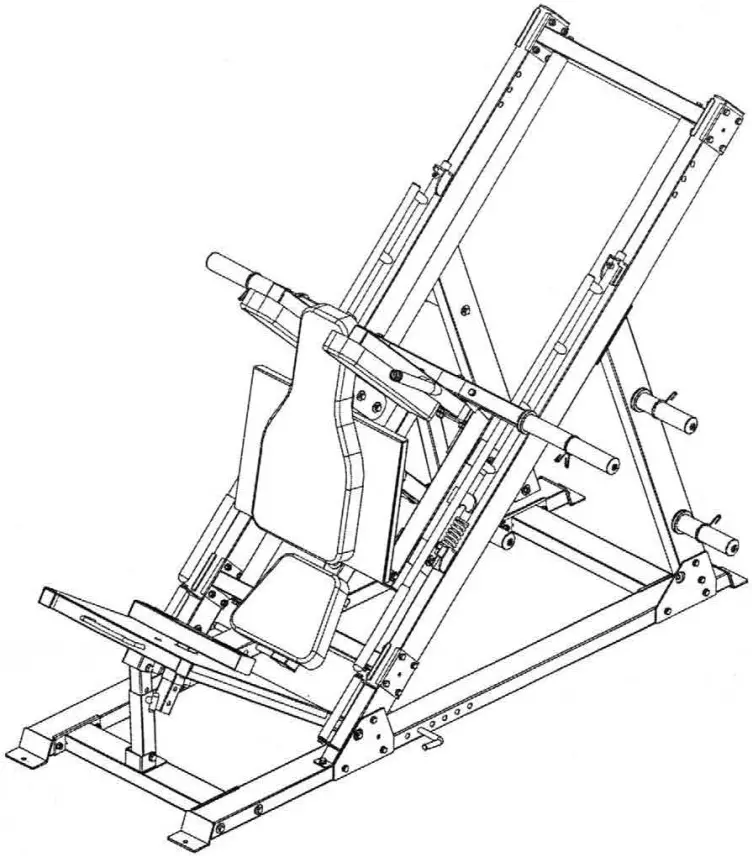 FORCE F MLPHS V2 Monster Ultimate Leg Press Hack Squat Combo - ASSEMBLY DRAWING 30