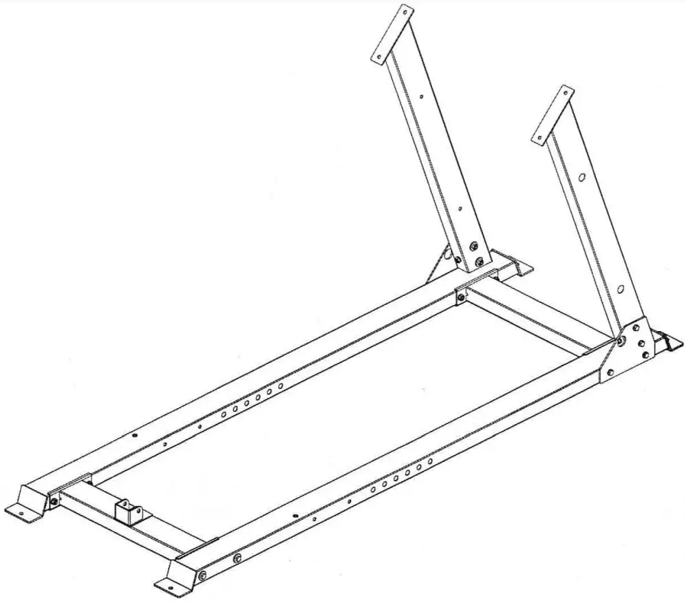 FORCE F MLPHS V2 Monster Ultimate Leg Press Hack Squat Combo - ASSEMBLY DRAWING