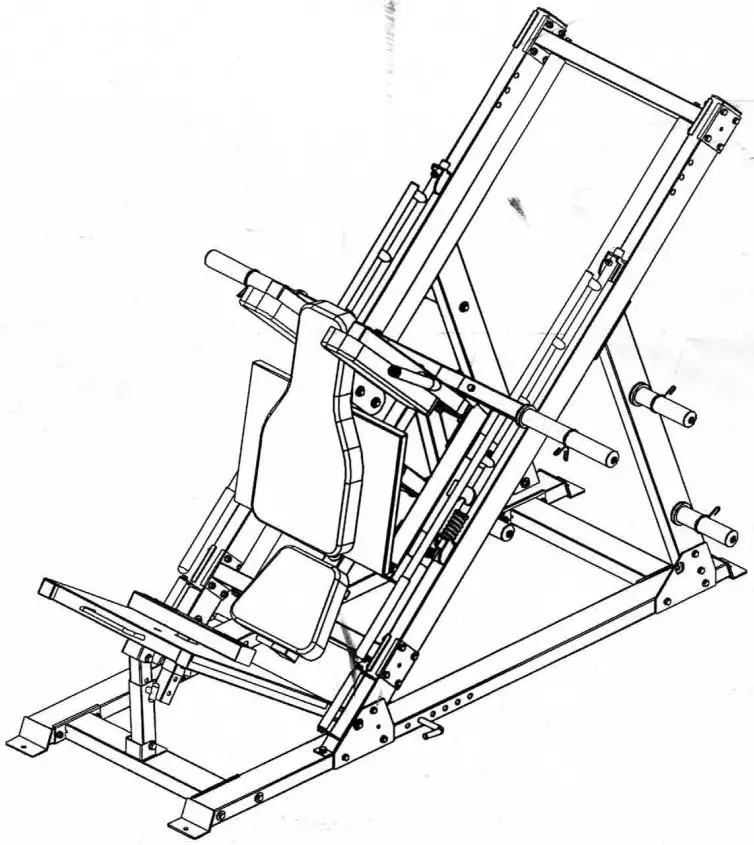 FORCE F MLPHS V2 Monster Ultimate Leg Press Hack Squat Combo