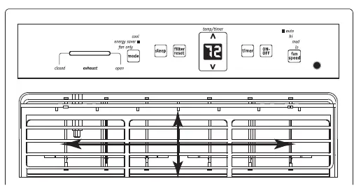FRIGIDAIRE FHSC102WB1 Slider Casement Window Room Air Conditioner-fig-31